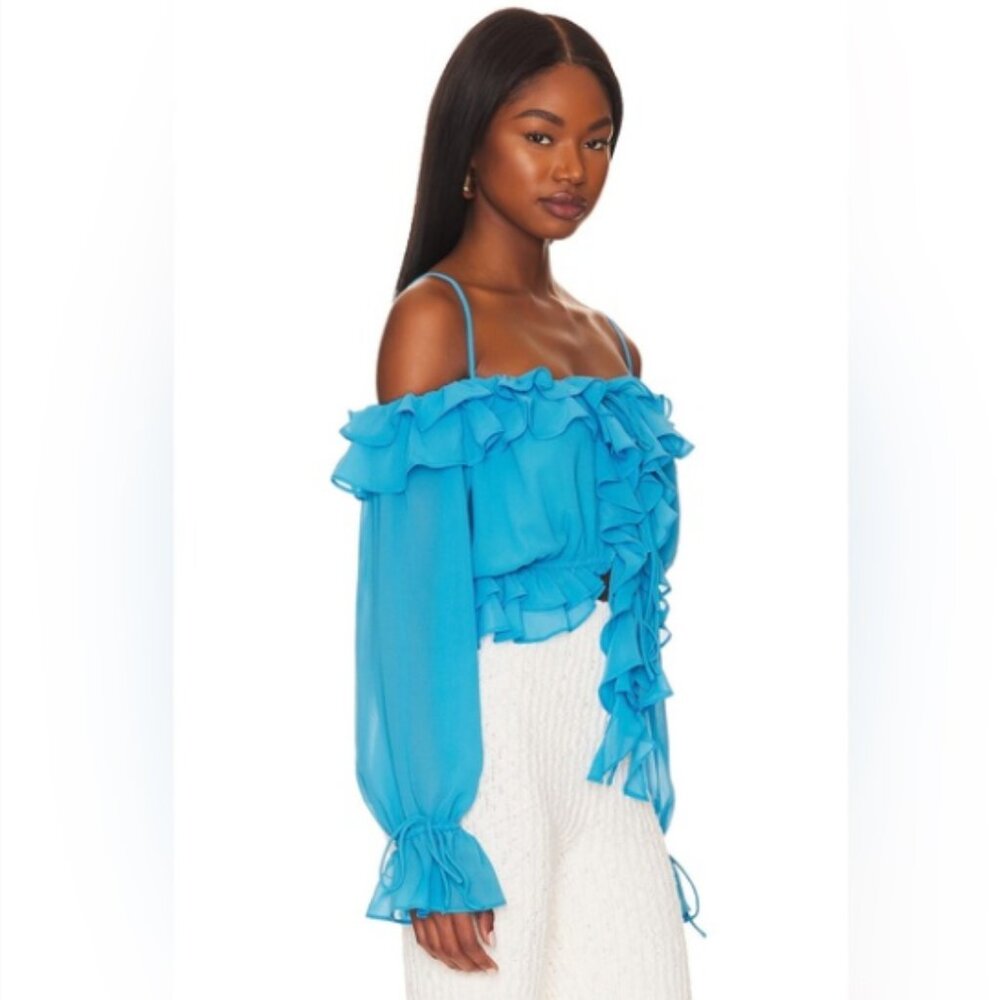 MORE TO COME Amber Ruffle Top - Picture 2 of 8
